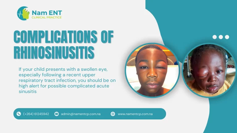 if your child presents with a swollen eye, especially following a recent upper respiratory tract infection, you should be on high alert for possible complicated acute sinusitis